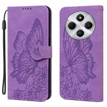 Retro Skin Feel Butterflies Embossing Horizontal Flip Leather Phone Case, For Redmi Note 17 5G / 4G Global 169.7mm, For Redmi Note 17 Pro Max 5G Global 163.4mm, For Redmi Note 17 Pro 5G Global 163.5mm, For Redmi 17 5G / 4G Global 170mm                 ...