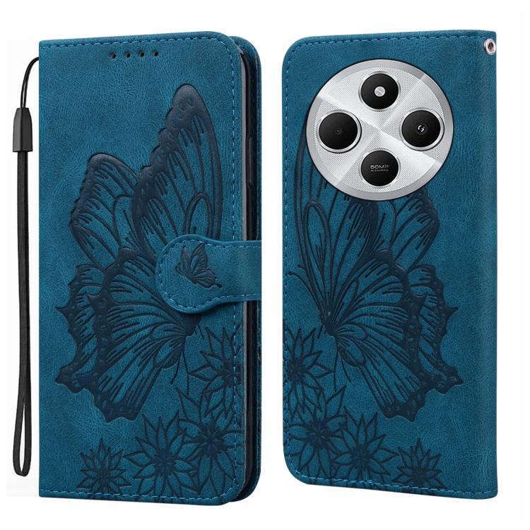 Retro Skin Feel Butterflies Embossing Horizontal Flip Leather Phone Case, For Redmi Note 17 5G / 4G Global 169.7mm, For Redmi Note 17 Pro Max 5G Global 163.4mm, For Redmi Note 17 Pro 5G Global 163.5mm, For Redmi 17 5G / 4G Global 170mm                 ...