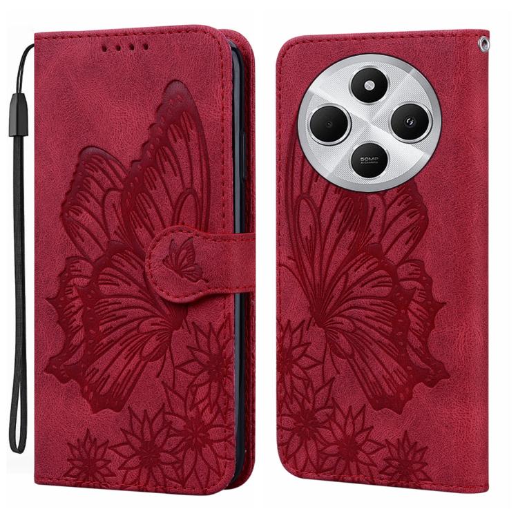 Retro Skin Feel Butterflies Embossing Horizontal Flip Leather Phone Case, For Redmi Note 17 5G / 4G Global 169.7mm, For Redmi Note 17 Pro Max 5G Global 163.4mm, For Redmi Note 17 Pro 5G Global 163.5mm, For Redmi 17 5G / 4G Global 170mm                 ...