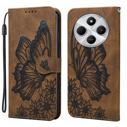 Retro Skin Feel Butterflies Embossing Horizontal Flip Leather Phone Case, For Redmi Note 17 5G / 4G Global 169.7mm, For Redmi Note 17 Pro Max 5G Global 163.4mm, For Redmi Note 17 Pro 5G Global 163.5mm, For Redmi 17 5G / 4G Global 170mm                 ...