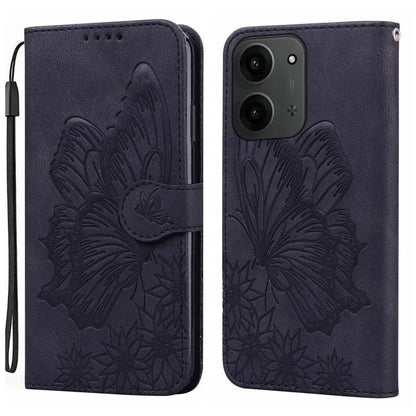Retro Skin Feel Butterflies Embossing Horizontal Flip Leather Phone Case, For Redmi Note 17 5G / 4G Global 169.7mm, For Redmi Note 17 Pro Max 5G Global 163.4mm, For Redmi Note 17 Pro 5G Global 163.5mm, For Redmi 17 5G / 4G Global 170mm                 ...