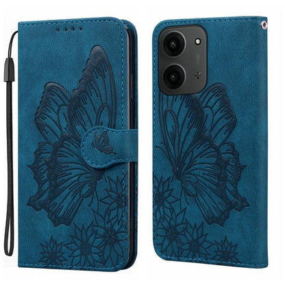 Retro Skin Feel Butterflies Embossing Horizontal Flip Leather Phone Case, For Redmi Note 17 5G / 4G Global 169.7mm, For Redmi Note 17 Pro Max 5G Global 163.4mm, For Redmi Note 17 Pro 5G Global 163.5mm, For Redmi 17 5G / 4G Global 170mm                 ...