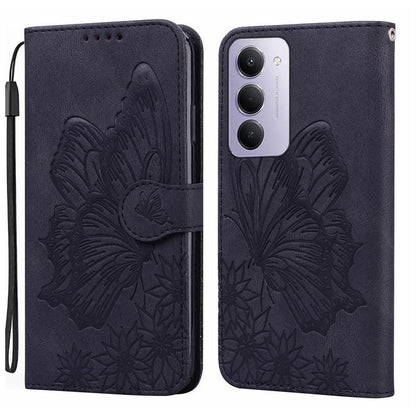 Retro Skin Feel Butterflies Embossing Horizontal Flip Leather Phone Case, For Redmi Note 17 5G / 4G Global 169.7mm, For Redmi Note 17 Pro Max 5G Global 163.4mm, For Redmi Note 17 Pro 5G Global 163.5mm, For Redmi 17 5G / 4G Global 170mm                 ...