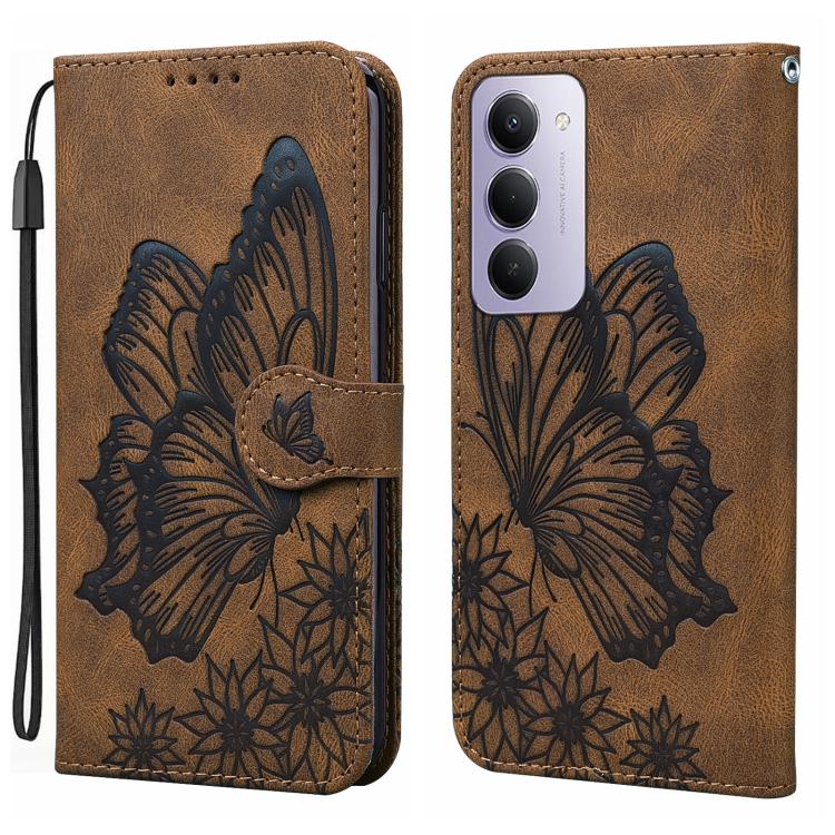 Retro Skin Feel Butterflies Embossing Horizontal Flip Leather Phone Case, For Redmi Note 17 5G / 4G Global 169.7mm, For Redmi Note 17 Pro Max 5G Global 163.4mm, For Redmi Note 17 Pro 5G Global 163.5mm, For Redmi 17 5G / 4G Global 170mm                 ...
