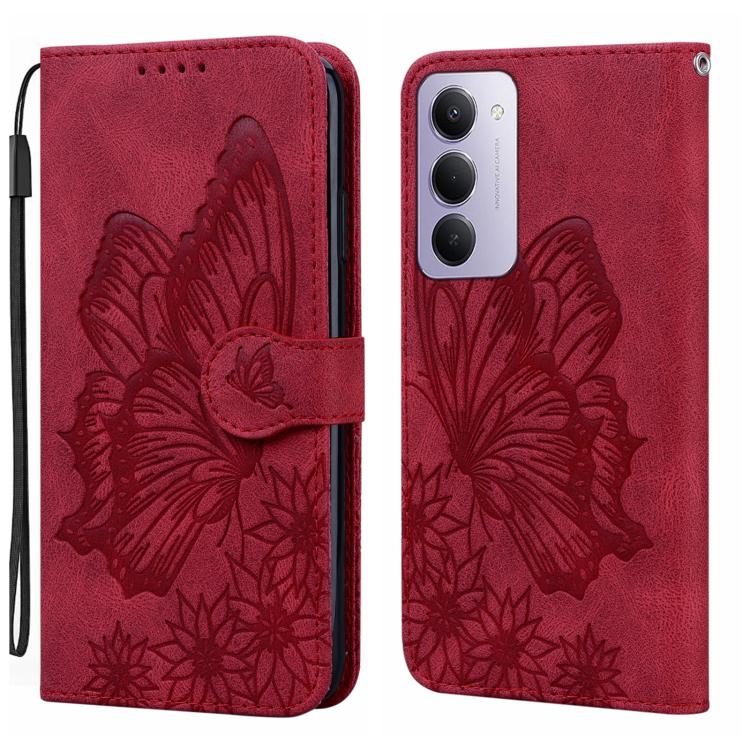 Retro Skin Feel Butterflies Embossing Horizontal Flip Leather Phone Case, For Redmi Note 17 5G / 4G Global 169.7mm, For Redmi Note 17 Pro Max 5G Global 163.4mm, For Redmi Note 17 Pro 5G Global 163.5mm, For Redmi 17 5G / 4G Global 170mm                 ...