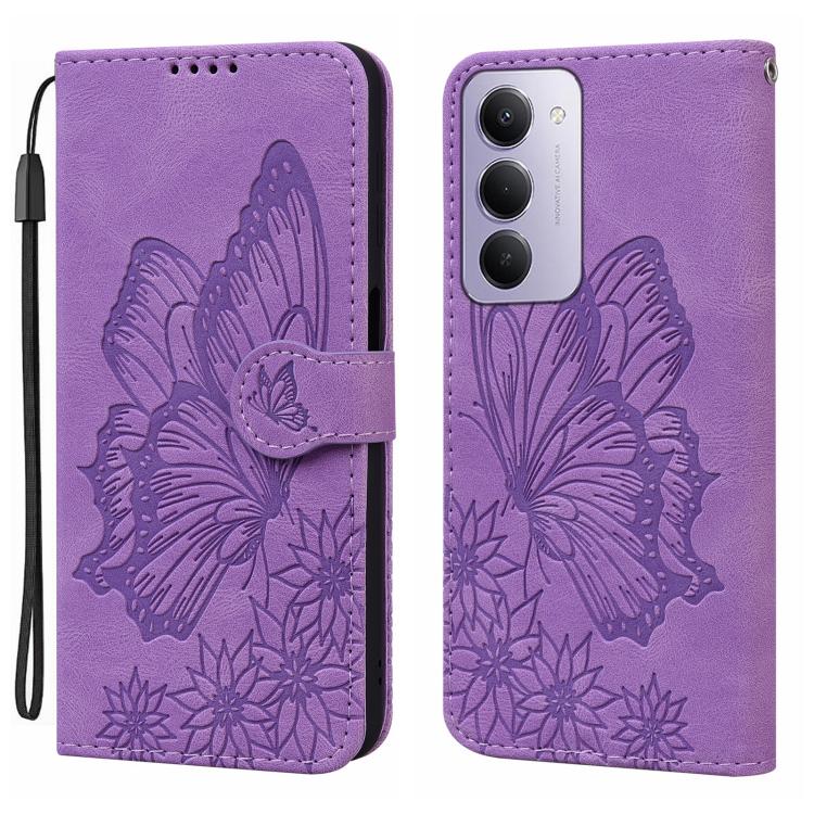 Retro Skin Feel Butterflies Embossing Horizontal Flip Leather Phone Case, For Redmi Note 17 5G / 4G Global 169.7mm, For Redmi Note 17 Pro Max 5G Global 163.4mm, For Redmi Note 17 Pro 5G Global 163.5mm, For Redmi 17 5G / 4G Global 170mm                 ...