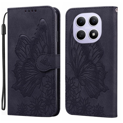 Retro Skin Feel Butterflies Embossing Horizontal Flip Leather Phone Case, For Redmi Note 17 5G / 4G Global 169.7mm, For Redmi Note 17 Pro Max 5G Global 163.4mm, For Redmi Note 17 Pro 5G Global 163.5mm, For Redmi 17 5G / 4G Global 170mm                 ...