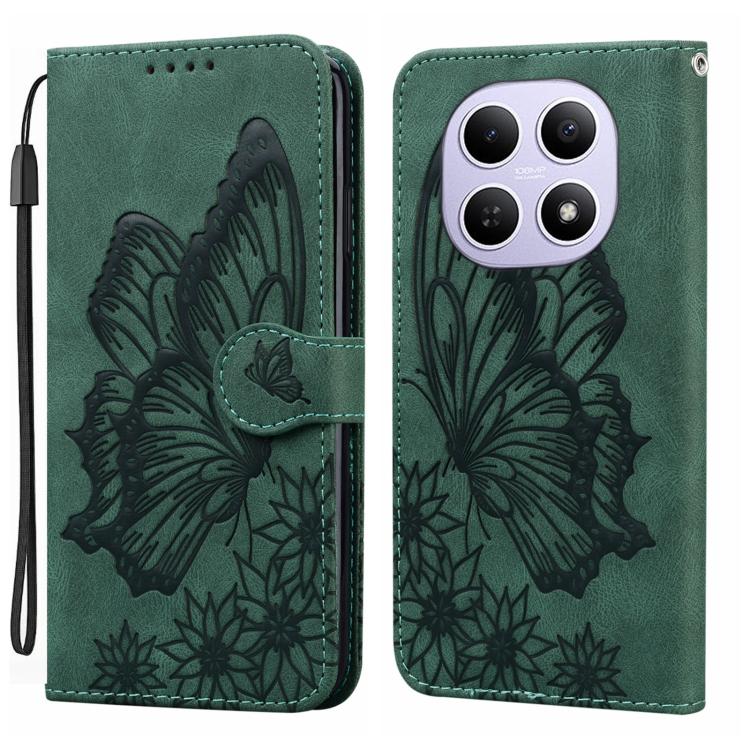 Retro Skin Feel Butterflies Embossing Horizontal Flip Leather Phone Case, For Redmi Note 17 5G / 4G Global 169.7mm, For Redmi Note 17 Pro Max 5G Global 163.4mm, For Redmi Note 17 Pro 5G Global 163.5mm, For Redmi 17 5G / 4G Global 170mm                 ...