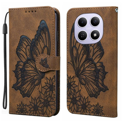 Retro Skin Feel Butterflies Embossing Horizontal Flip Leather Phone Case, For Redmi Note 17 5G / 4G Global 169.7mm, For Redmi Note 17 Pro Max 5G Global 163.4mm, For Redmi Note 17 Pro 5G Global 163.5mm, For Redmi 17 5G / 4G Global 170mm                 ...