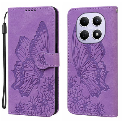 Retro Skin Feel Butterflies Embossing Horizontal Flip Leather Phone Case, For Redmi Note 17 5G / 4G Global 169.7mm, For Redmi Note 17 Pro Max 5G Global 163.4mm, For Redmi Note 17 Pro 5G Global 163.5mm, For Redmi 17 5G / 4G Global 170mm                 ...