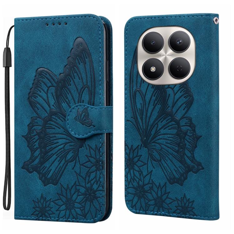 Retro Skin Feel Butterflies Embossing Horizontal Flip Leather Phone Case, For Redmi Note 17 5G / 4G Global 169.7mm, For Redmi Note 17 Pro Max 5G Global 163.4mm, For Redmi Note 17 Pro 5G Global 163.5mm, For Redmi 17 5G / 4G Global 170mm                 ...