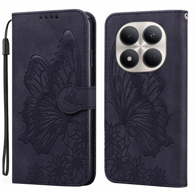 Retro Skin Feel Butterflies Embossing Horizontal Flip Leather Phone Case, For Redmi Note 17 5G / 4G Global 169.7mm, For Redmi Note 17 Pro Max 5G Global 163.4mm, For Redmi Note 17 Pro 5G Global 163.5mm, For Redmi 17 5G / 4G Global 170mm                 ...