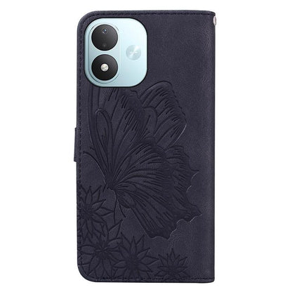 Retro Skin Feel Butterflies Embossing Horizontal Flip Leather Phone Case, For Redmi Note 17 5G / 4G Global 169.7mm, For Redmi Note 17 Pro Max 5G Global 163.4mm, For Redmi Note 17 Pro 5G Global 163.5mm, For Redmi 17 5G / 4G Global 170mm                 ...