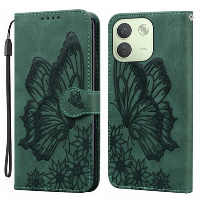 Retro Skin Feel Butterflies Embossing Horizontal Flip Leather Phone Case, For Redmi Note 17 5G / 4G Global 169.7mm, For Redmi Note 17 Pro Max 5G Global 163.4mm, For Redmi Note 17 Pro 5G Global 163.5mm, For Redmi 17 5G / 4G Global 170mm                 ...