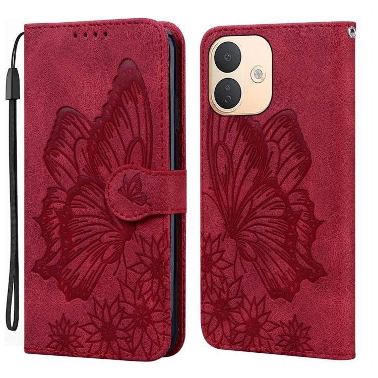 Retro Skin Feel Butterflies Embossing Horizontal Flip Leather Phone Case, For Redmi Note 17 5G / 4G Global 169.7mm, For Redmi Note 17 Pro Max 5G Global 163.4mm, For Redmi Note 17 Pro 5G Global 163.5mm, For Redmi 17 5G / 4G Global 170mm                 ...