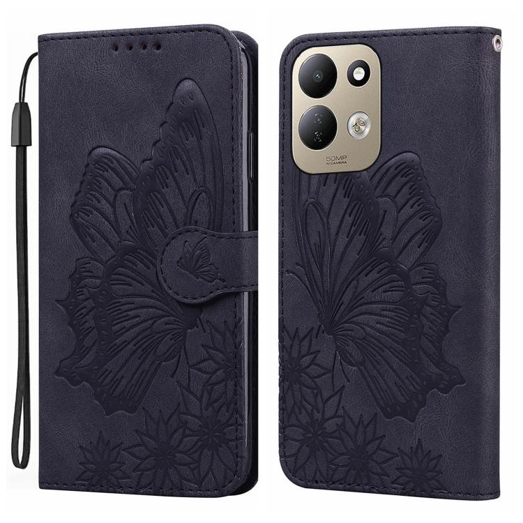 Retro Skin Feel Butterflies Embossing Horizontal Flip Leather Phone Case, For Redmi Note 17 5G / 4G Global 169.7mm, For Redmi Note 17 Pro Max 5G Global 163.4mm, For Redmi Note 17 Pro 5G Global 163.5mm, For Redmi 17 5G / 4G Global 170mm                 ...