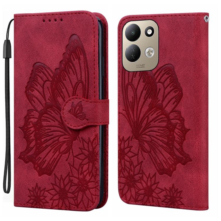 Retro Skin Feel Butterflies Embossing Horizontal Flip Leather Phone Case, For Redmi Note 17 5G / 4G Global 169.7mm, For Redmi Note 17 Pro Max 5G Global 163.4mm, For Redmi Note 17 Pro 5G Global 163.5mm, For Redmi 17 5G / 4G Global 170mm                 ...