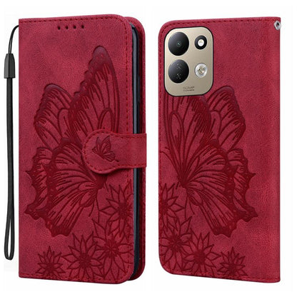 Retro Skin Feel Butterflies Embossing Horizontal Flip Leather Phone Case, For Redmi Note 17 5G / 4G Global 169.7mm, For Redmi Note 17 Pro Max 5G Global 163.4mm, For Redmi Note 17 Pro 5G Global 163.5mm, For Redmi 17 5G / 4G Global 170mm                 ...