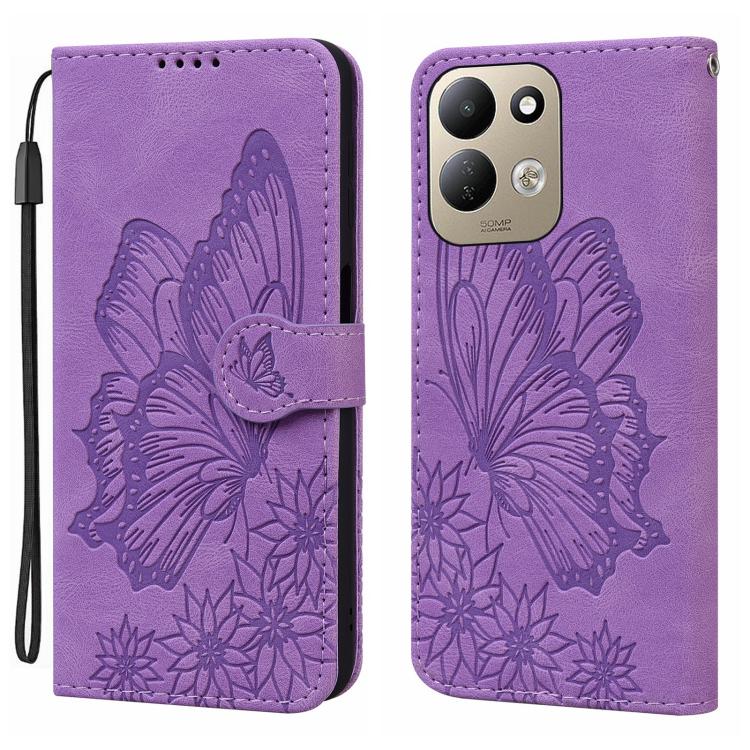 Retro Skin Feel Butterflies Embossing Horizontal Flip Leather Phone Case, For Redmi Note 17 5G / 4G Global 169.7mm, For Redmi Note 17 Pro Max 5G Global 163.4mm, For Redmi Note 17 Pro 5G Global 163.5mm, For Redmi 17 5G / 4G Global 170mm                 ...