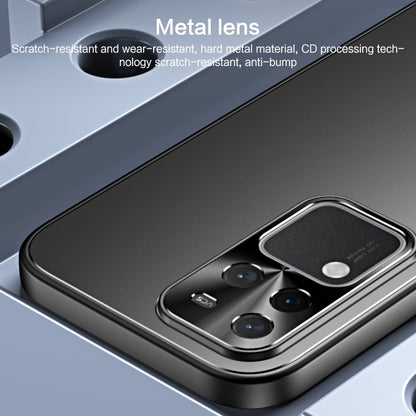 R-JUST RJ-61 Electroplating Frosted TPU + PC Phone Case with Holder, For vivo S18 Pro, For vivo X100 Pro, For vivo X100