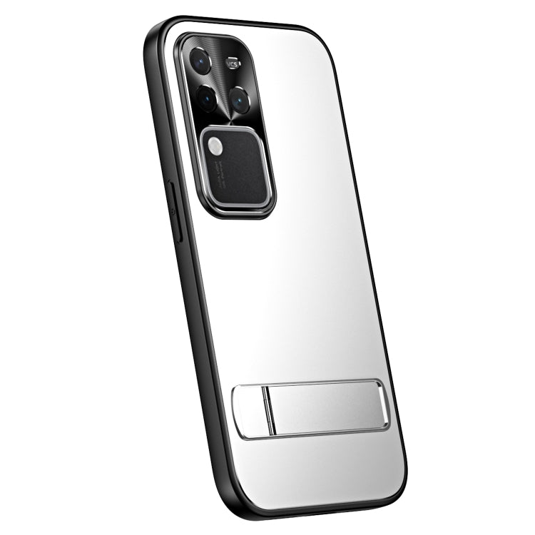 R-JUST RJ-61 Electroplating Frosted TPU + PC Phone Case with Holder, For vivo S18 Pro, For vivo X100 Pro, For vivo X100