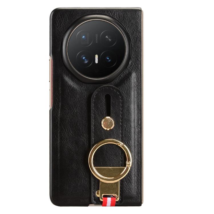 Wristband Leather Back Phone Case, For Honor Magic V6, For Honor Magic V5, For Honor Magic V2 RSR Porsche Design