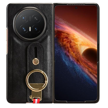 Wristband Leather Back Phone Case, For Honor Magic V6, For Honor Magic V5, For Honor Magic V2 RSR Porsche Design