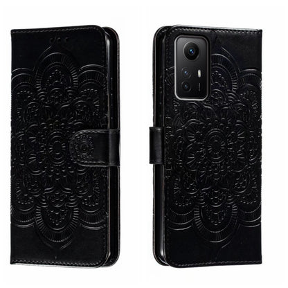 Sun Mandala Embossing Pattern Phone Leather Case, For Xiaomi Redmi A3, For Xiaomi Redmi Note 13 Pro 4G, For Xiaomi Redmi Note 13 4G, For Xiaomi Redmi Note 13R Pro, For Xiaomi 14 Ultra, For Xiaomi Redmi Note 13 Pro+, For Xiaomi Redmi Note 12S           ...