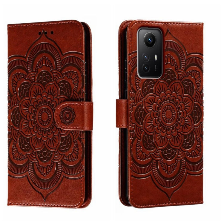 Sun Mandala Embossing Pattern Phone Leather Case, For Xiaomi Redmi A3, For Xiaomi Redmi Note 13 Pro 4G, For Xiaomi Redmi Note 13 4G, For Xiaomi Redmi Note 13R Pro, For Xiaomi 14 Ultra, For Xiaomi Redmi Note 13 Pro+, For Xiaomi Redmi Note 12S           ...