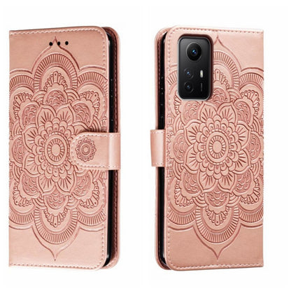 Sun Mandala Embossing Pattern Phone Leather Case, For Xiaomi Redmi A3, For Xiaomi Redmi Note 13 Pro 4G, For Xiaomi Redmi Note 13 4G, For Xiaomi Redmi Note 13R Pro, For Xiaomi 14 Ultra, For Xiaomi Redmi Note 13 Pro+, For Xiaomi Redmi Note 12S           ...