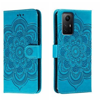 Sun Mandala Embossing Pattern Phone Leather Case, For Xiaomi Redmi A3, For Xiaomi Redmi Note 13 Pro 4G, For Xiaomi Redmi Note 13 4G, For Xiaomi Redmi Note 13R Pro, For Xiaomi 14 Ultra, For Xiaomi Redmi Note 13 Pro+, For Xiaomi Redmi Note 12S           ...