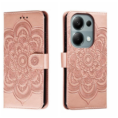 Sun Mandala Embossing Pattern Phone Leather Case, For Xiaomi Redmi A3, For Xiaomi Redmi Note 13 Pro 4G, For Xiaomi Redmi Note 13 4G, For Xiaomi Redmi Note 13R Pro, For Xiaomi 14 Ultra, For Xiaomi Redmi Note 13 Pro+, For Xiaomi Redmi Note 12S           ...