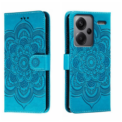 Sun Mandala Embossing Pattern Phone Leather Case, For Xiaomi Redmi A3, For Xiaomi Redmi Note 13 Pro 4G, For Xiaomi Redmi Note 13 4G, For Xiaomi Redmi Note 13R Pro, For Xiaomi 14 Ultra, For Xiaomi Redmi Note 13 Pro+, For Xiaomi Redmi Note 12S           ...