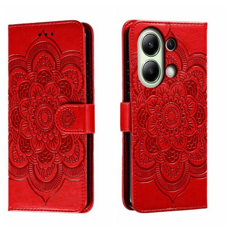 Sun Mandala Embossing Pattern Phone Leather Case, For Xiaomi Redmi A3, For Xiaomi Redmi Note 13 Pro 4G, For Xiaomi Redmi Note 13 4G, For Xiaomi Redmi Note 13R Pro, For Xiaomi 14 Ultra, For Xiaomi Redmi Note 13 Pro+, For Xiaomi Redmi Note 12S           ...