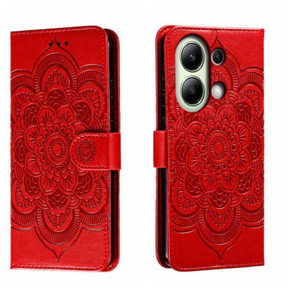 Sun Mandala Embossing Pattern Phone Leather Case, For Xiaomi Redmi A3, For Xiaomi Redmi Note 13 Pro 4G, For Xiaomi Redmi Note 13 4G, For Xiaomi Redmi Note 13R Pro, For Xiaomi 14 Ultra, For Xiaomi Redmi Note 13 Pro+, For Xiaomi Redmi Note 12S           ...