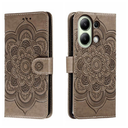 Sun Mandala Embossing Pattern Phone Leather Case, For Xiaomi Redmi A3, For Xiaomi Redmi Note 13 Pro 4G, For Xiaomi Redmi Note 13 4G, For Xiaomi Redmi Note 13R Pro, For Xiaomi 14 Ultra, For Xiaomi Redmi Note 13 Pro+, For Xiaomi Redmi Note 12S           ...
