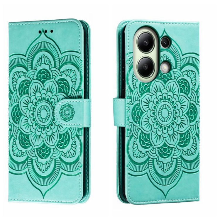 Sun Mandala Embossing Pattern Phone Leather Case, For Xiaomi Redmi A3, For Xiaomi Redmi Note 13 Pro 4G, For Xiaomi Redmi Note 13 4G, For Xiaomi Redmi Note 13R Pro, For Xiaomi 14 Ultra, For Xiaomi Redmi Note 13 Pro+, For Xiaomi Redmi Note 12S           ...
