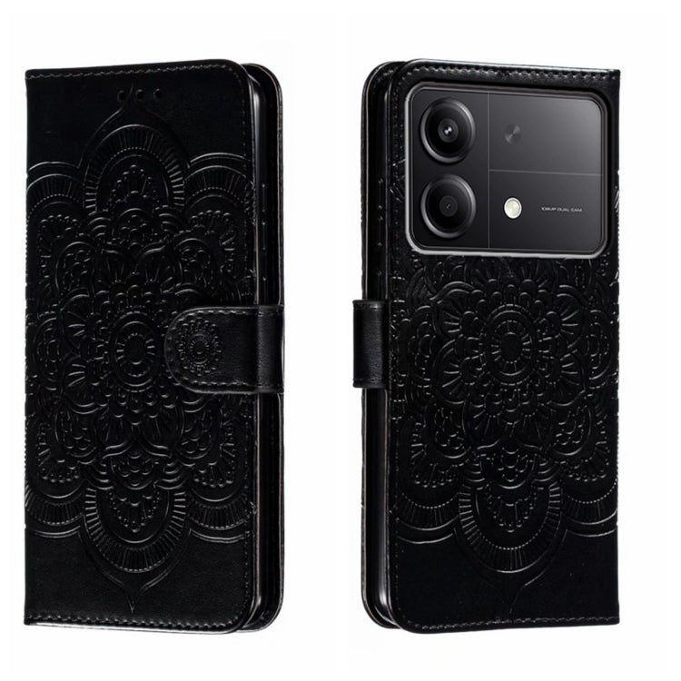 Sun Mandala Embossing Pattern Phone Leather Case, For Xiaomi Redmi A3, For Xiaomi Redmi Note 13 Pro 4G, For Xiaomi Redmi Note 13 4G, For Xiaomi Redmi Note 13R Pro, For Xiaomi 14 Ultra, For Xiaomi Redmi Note 13 Pro+, For Xiaomi Redmi Note 12S           ...