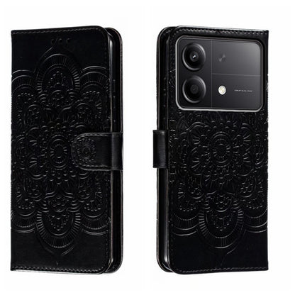 Sun Mandala Embossing Pattern Phone Leather Case, For Xiaomi Redmi A3, For Xiaomi Redmi Note 13 Pro 4G, For Xiaomi Redmi Note 13 4G, For Xiaomi Redmi Note 13R Pro, For Xiaomi 14 Ultra, For Xiaomi Redmi Note 13 Pro+, For Xiaomi Redmi Note 12S           ...