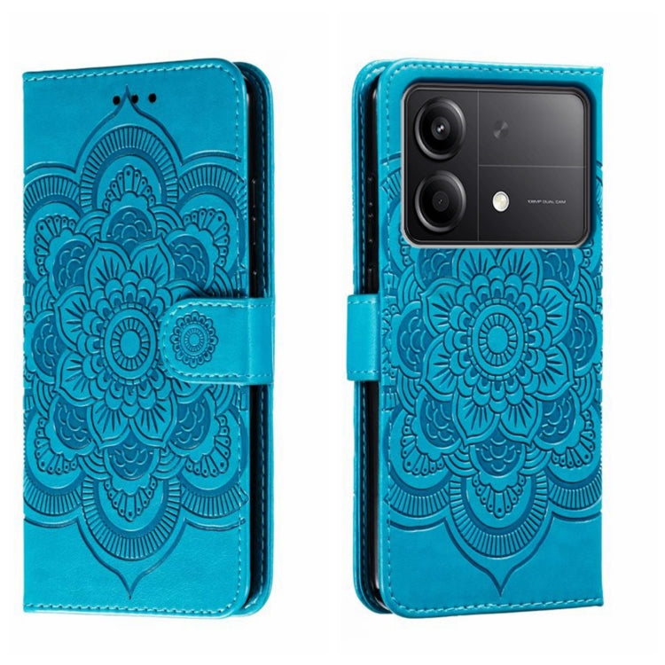 Sun Mandala Embossing Pattern Phone Leather Case, For Xiaomi Redmi A3, For Xiaomi Redmi Note 13 Pro 4G, For Xiaomi Redmi Note 13 4G, For Xiaomi Redmi Note 13R Pro, For Xiaomi 14 Ultra, For Xiaomi Redmi Note 13 Pro+, For Xiaomi Redmi Note 12S           ...