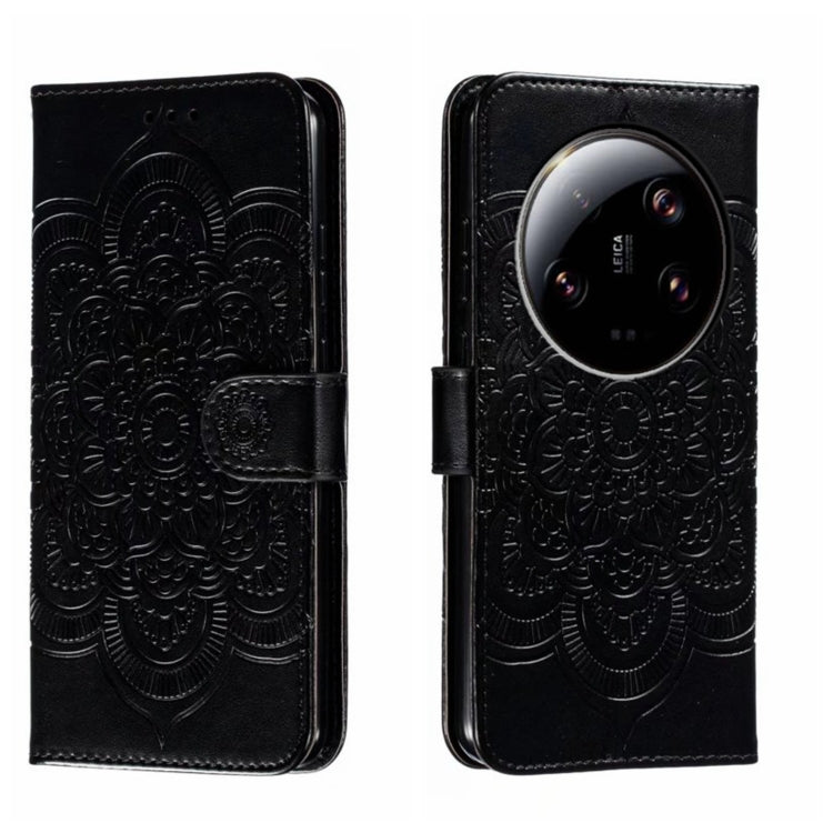 Sun Mandala Embossing Pattern Phone Leather Case, For Xiaomi Redmi A3, For Xiaomi Redmi Note 13 Pro 4G, For Xiaomi Redmi Note 13 4G, For Xiaomi Redmi Note 13R Pro, For Xiaomi 14 Ultra, For Xiaomi Redmi Note 13 Pro+, For Xiaomi Redmi Note 12S           ...