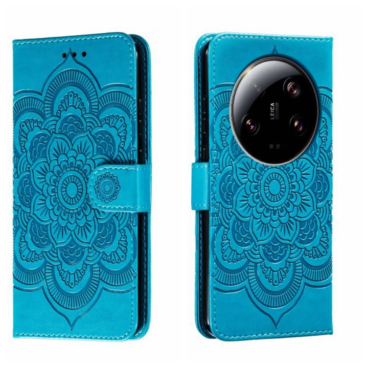 Sun Mandala Embossing Pattern Phone Leather Case, For Xiaomi Redmi A3, For Xiaomi Redmi Note 13 Pro 4G, For Xiaomi Redmi Note 13 4G, For Xiaomi Redmi Note 13R Pro, For Xiaomi 14 Ultra, For Xiaomi Redmi Note 13 Pro+, For Xiaomi Redmi Note 12S           ...