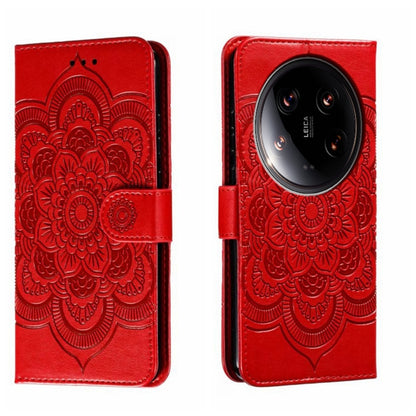 Sun Mandala Embossing Pattern Phone Leather Case, For Xiaomi Redmi A3, For Xiaomi Redmi Note 13 Pro 4G, For Xiaomi Redmi Note 13 4G, For Xiaomi Redmi Note 13R Pro, For Xiaomi 14 Ultra, For Xiaomi Redmi Note 13 Pro+, For Xiaomi Redmi Note 12S           ...