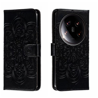 Sun Mandala Embossing Pattern Phone Leather Case, For Xiaomi Redmi A3, For Xiaomi Redmi Note 13 Pro 4G, For Xiaomi Redmi Note 13 4G, For Xiaomi Redmi Note 13R Pro, For Xiaomi 14 Ultra, For Xiaomi Redmi Note 13 Pro+, For Xiaomi Redmi Note 12S           ...