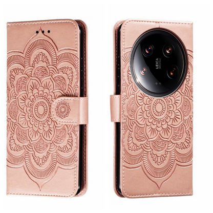 Sun Mandala Embossing Pattern Phone Leather Case, For Xiaomi Redmi A3, For Xiaomi Redmi Note 13 Pro 4G, For Xiaomi Redmi Note 13 4G, For Xiaomi Redmi Note 13R Pro, For Xiaomi 14 Ultra, For Xiaomi Redmi Note 13 Pro+, For Xiaomi Redmi Note 12S           ...