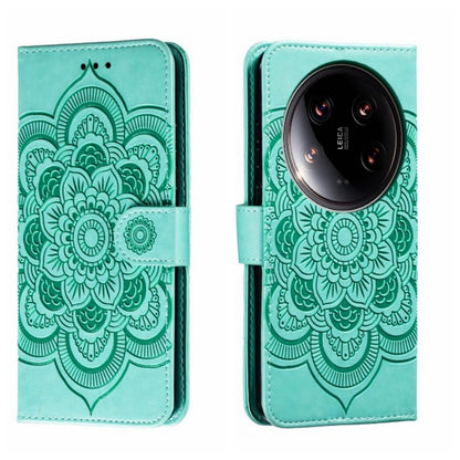 Sun Mandala Embossing Pattern Phone Leather Case, For Xiaomi Redmi A3, For Xiaomi Redmi Note 13 Pro 4G, For Xiaomi Redmi Note 13 4G, For Xiaomi Redmi Note 13R Pro, For Xiaomi 14 Ultra, For Xiaomi Redmi Note 13 Pro+, For Xiaomi Redmi Note 12S           ...