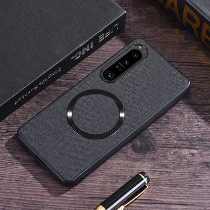 CD Magsafe Magnetic Cloth Texture Phone Case, For Sony Xperia 1 VIII, For Sony Xperia 1 VI