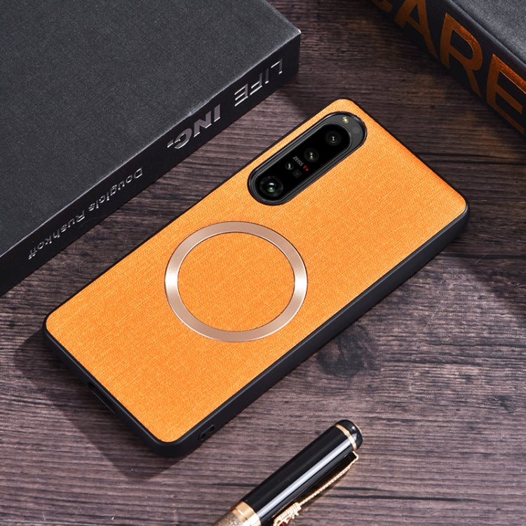 CD Magsafe Magnetic Cloth Texture Phone Case, For Sony Xperia 1 VIII, For Sony Xperia 1 VI