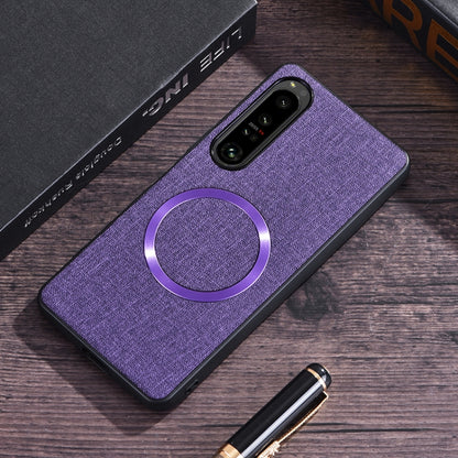 CD Magsafe Magnetic Cloth Texture Phone Case, For Sony Xperia 1 VIII, For Sony Xperia 1 VI