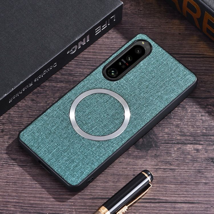 CD Magsafe Magnetic Cloth Texture Phone Case, For Sony Xperia 1 VIII, For Sony Xperia 1 VI